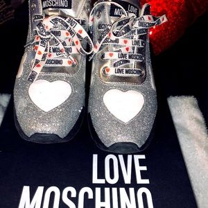 Love moschino glitter sneakers